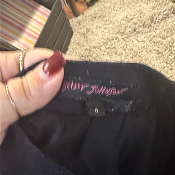 BETSEY JOHNSON asymmetrical Metallica whimsigoth full tulle party mini skirt 4 - Picture 2 of 6